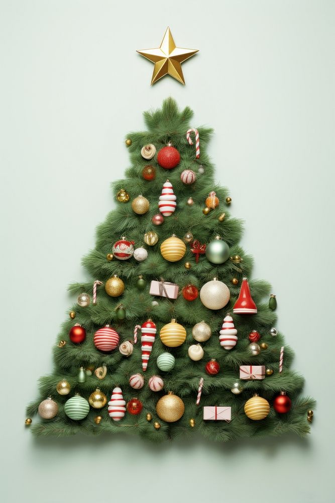 Christmas tree ornament shape. AI generated Image by rawpixel.