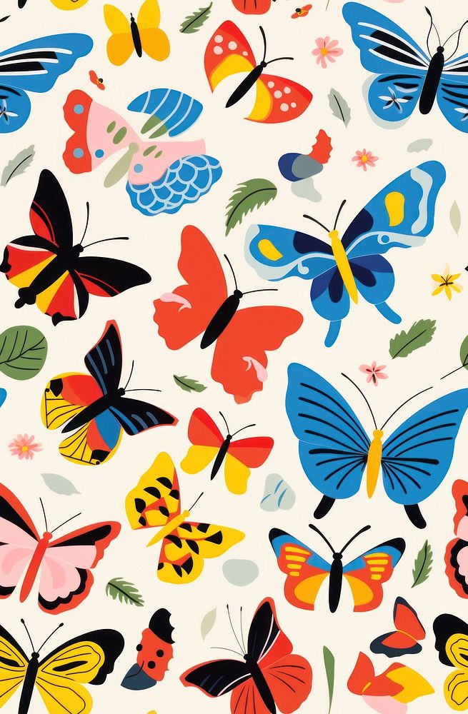 Butterfly graphics pattern animal. AI generated Image by rawpixel.