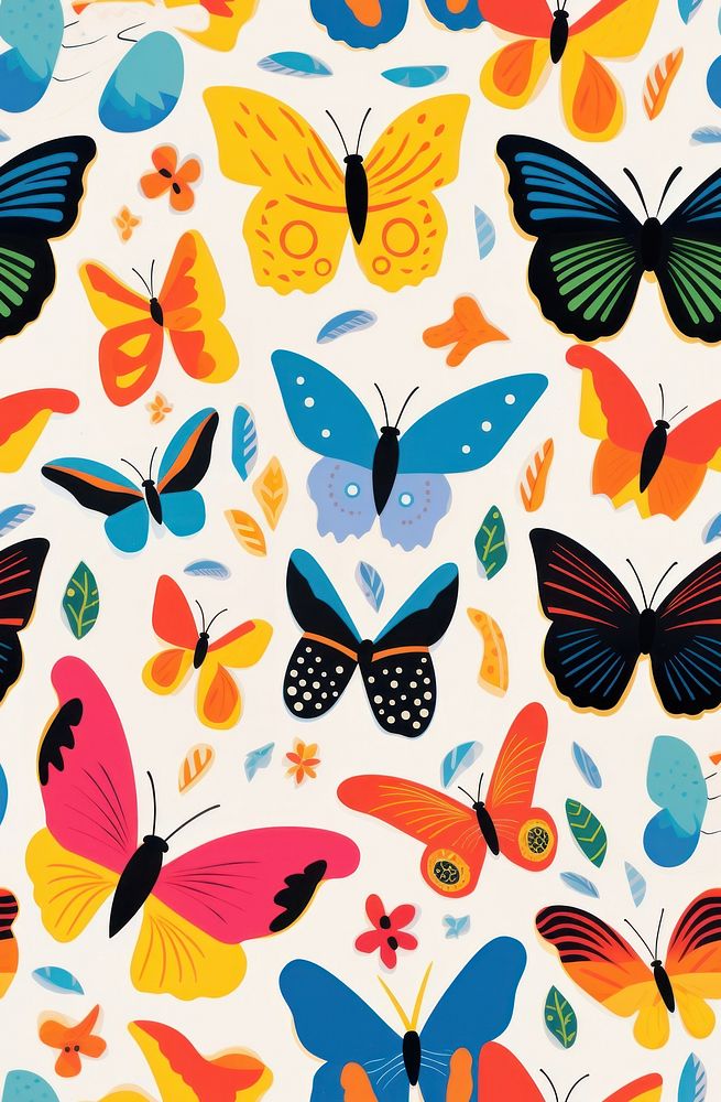 Butterfly graphics pattern insect. AI generated Image by rawpixel.