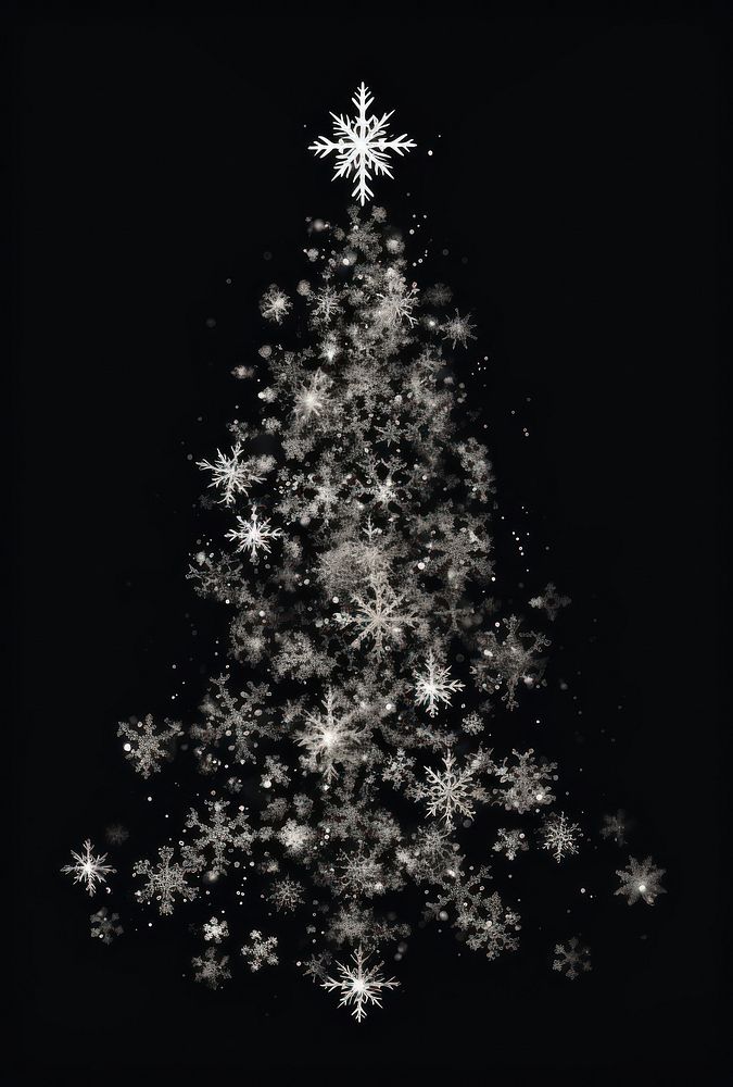 Christmas snow snowflake white. AI generated Image by rawpixel.