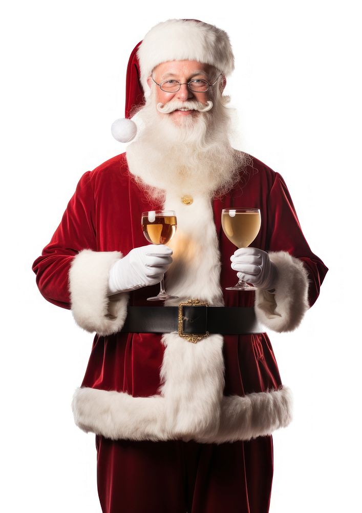 Christmas costume adult white background. AI generated Image by rawpixel.