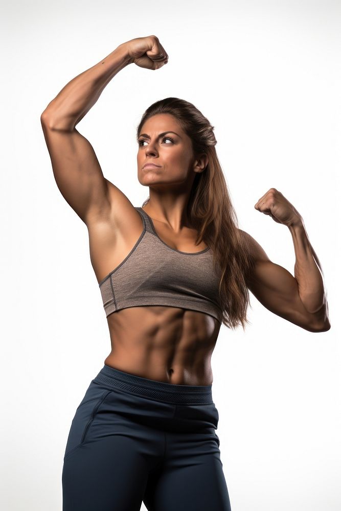 Sports determination adult woman. AI generated Image by rawpixel.