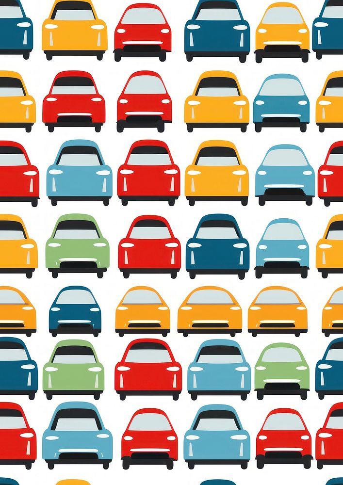 Car vehicle pattern transportation. AI generated Image by rawpixel.