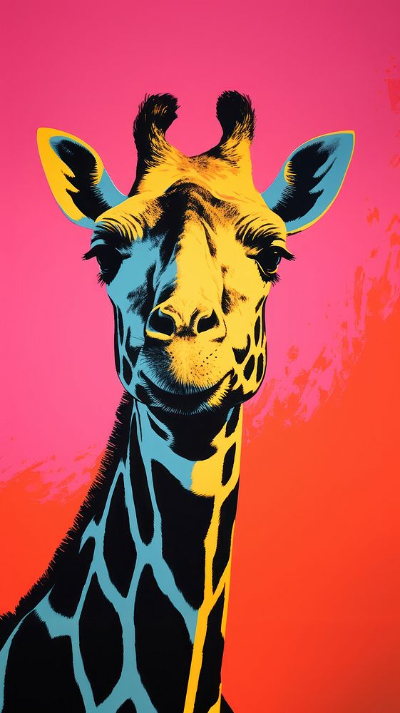 A camel wildlife giraffe animal. AI generated Image by rawpixel.