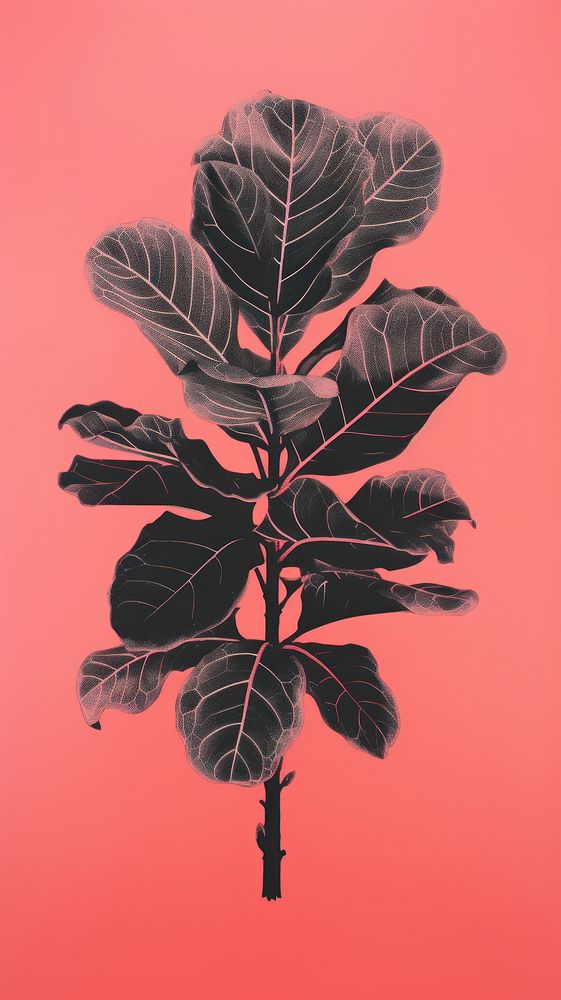 Plant leaf red nature. AI generated Image by rawpixel.
