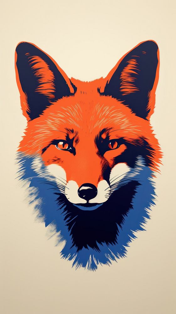 Fox animal mammal red. AI generated Image by rawpixel.