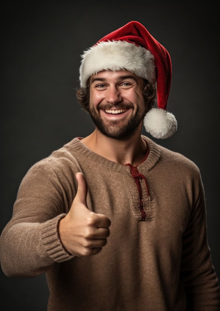 Sweater christmas portrait adult. AI generated Image by rawpixel.