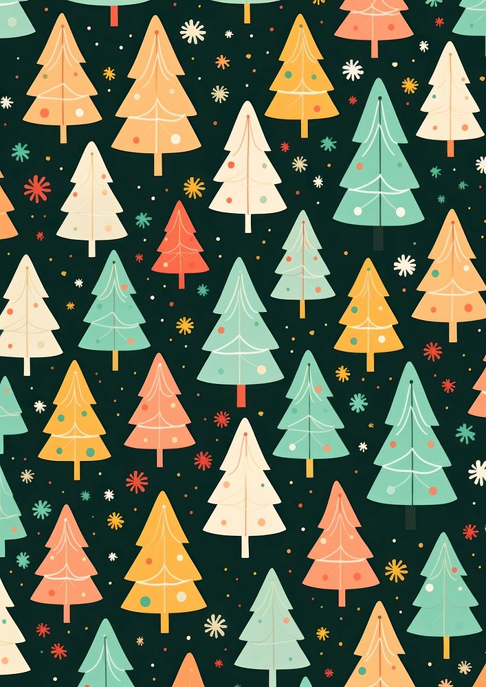 Christmas pattern backgrounds shape. AI generated Image by rawpixel.