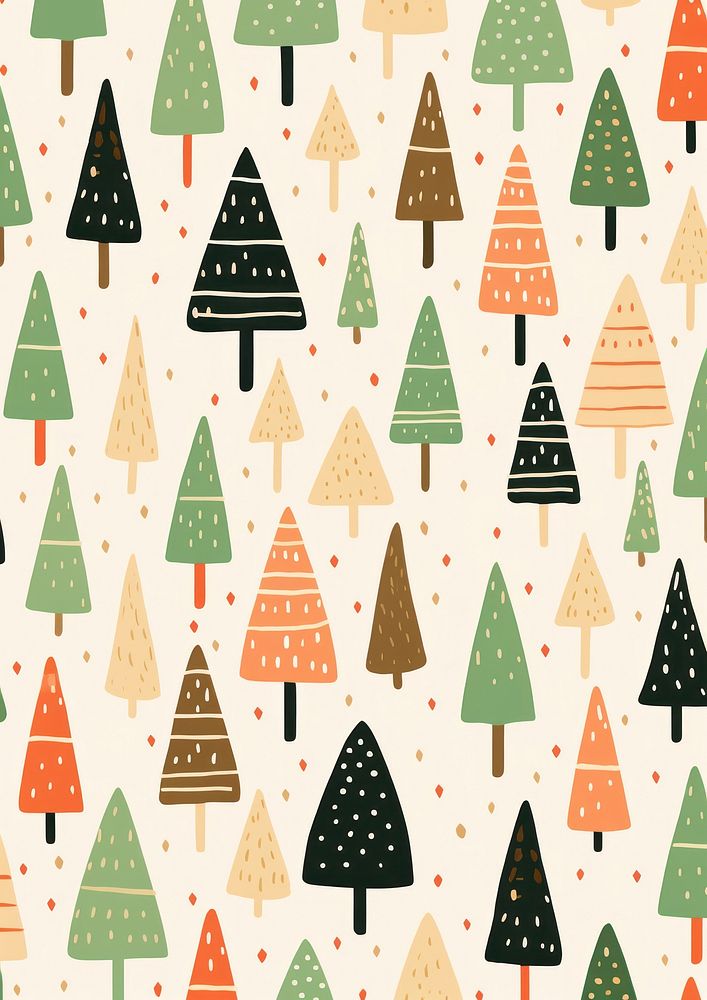 Pattern backgrounds christmas shape. AI generated Image by rawpixel.