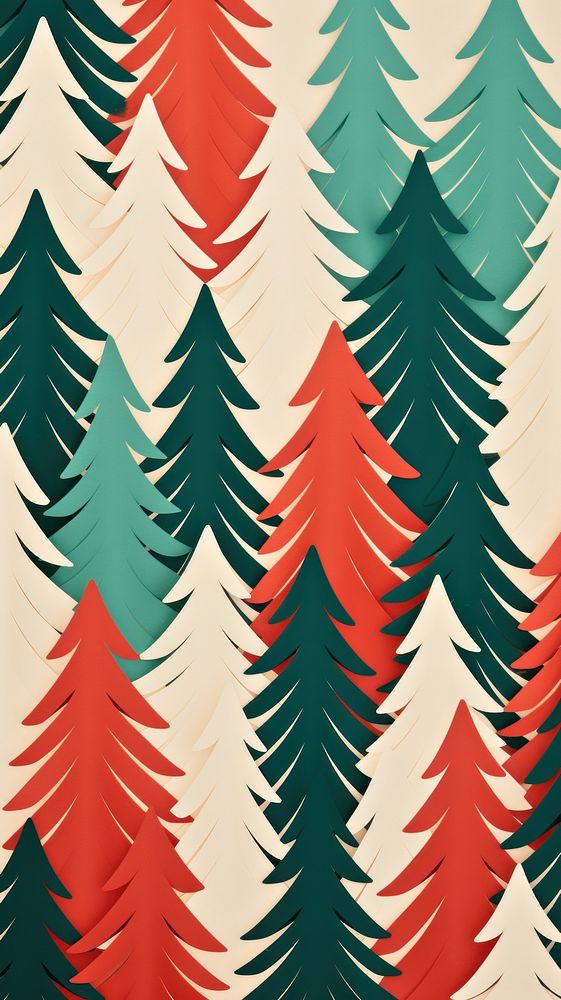 Christmas pattern wallpaper christmas art backgrounds. AI generated Image by rawpixel.