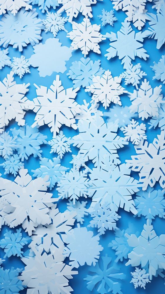 Christmas snowflakes wallpaper christmas backgrounds celebration. AI generated Image by rawpixel.