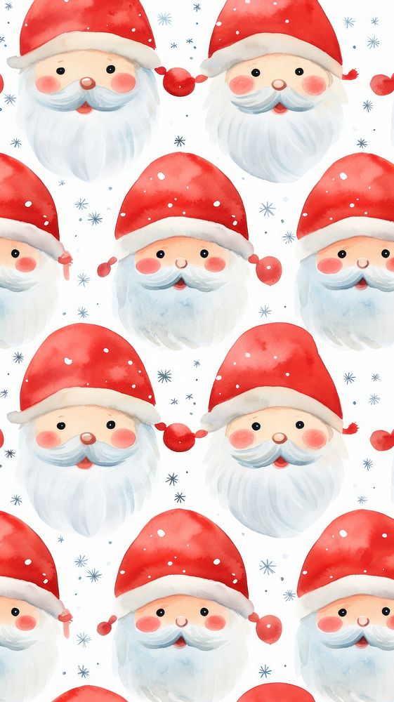 Christmas backgrounds pattern winter. AI generated Image by rawpixel.