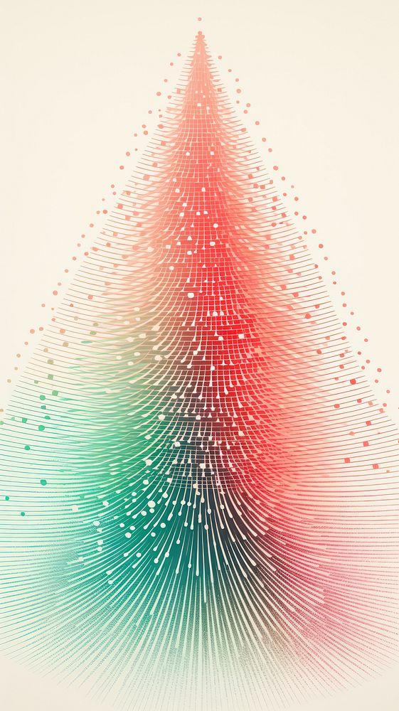 Christmas tree backgrounds art illuminated. AI generated Image by rawpixel.