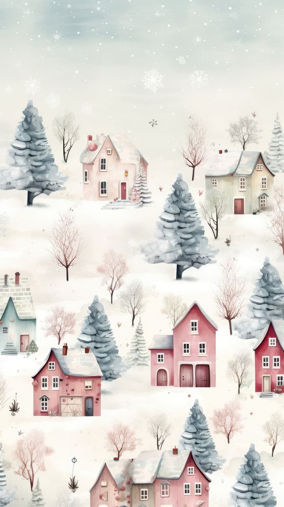 Christmas architecture backgrounds building. AI generated Image by rawpixel.