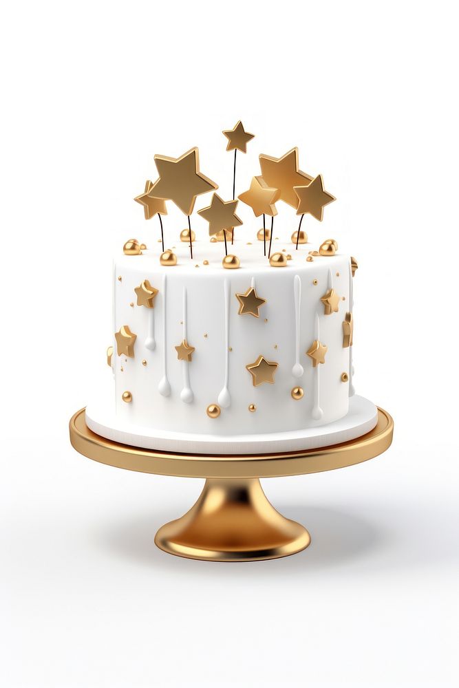 A cake dessert food gold. AI generated Image by rawpixel.