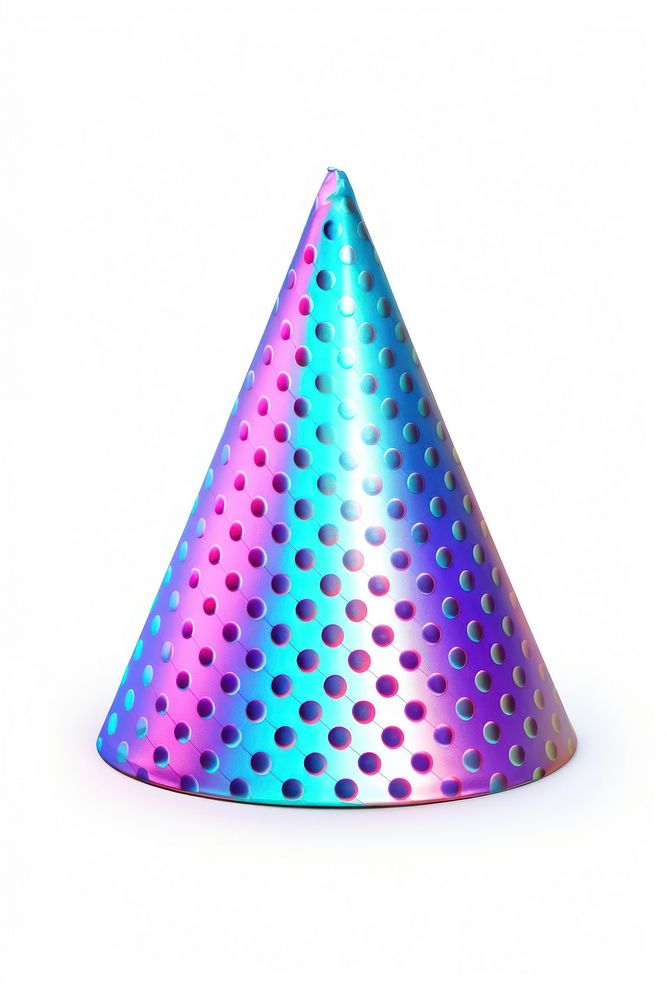 A triangle party hat pattern white background celebration. AI generated Image by rawpixel.