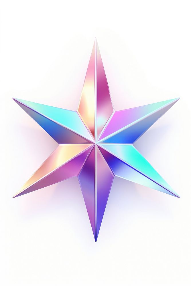 Abstract star symbol white background creativity. AI generated Image by rawpixel.