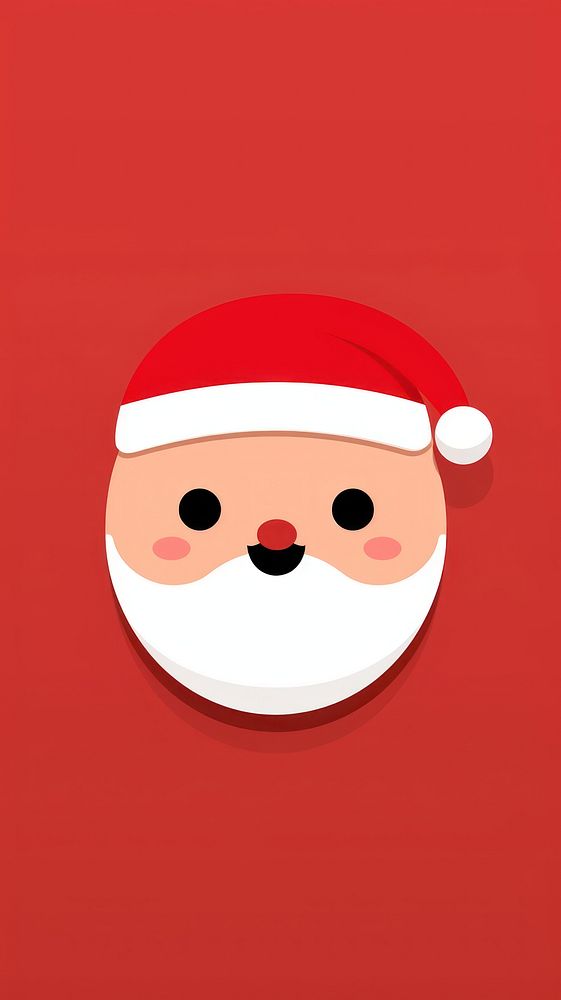 Cute santa illustration christmas red anthropomorphic. AI generated Image by rawpixel.