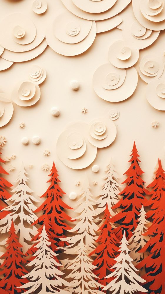 Christmas wallpaper christmas backgrounds pattern. AI generated Image by rawpixel.