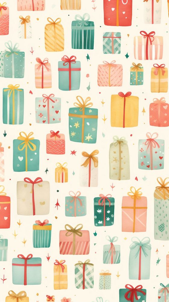 Christmas gifts-themed pattern backgrounds celebration accessories. 