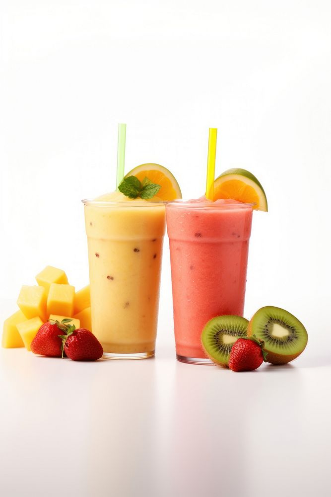 Smoothies fruit strawberry juice. AI generated Image by rawpixel.