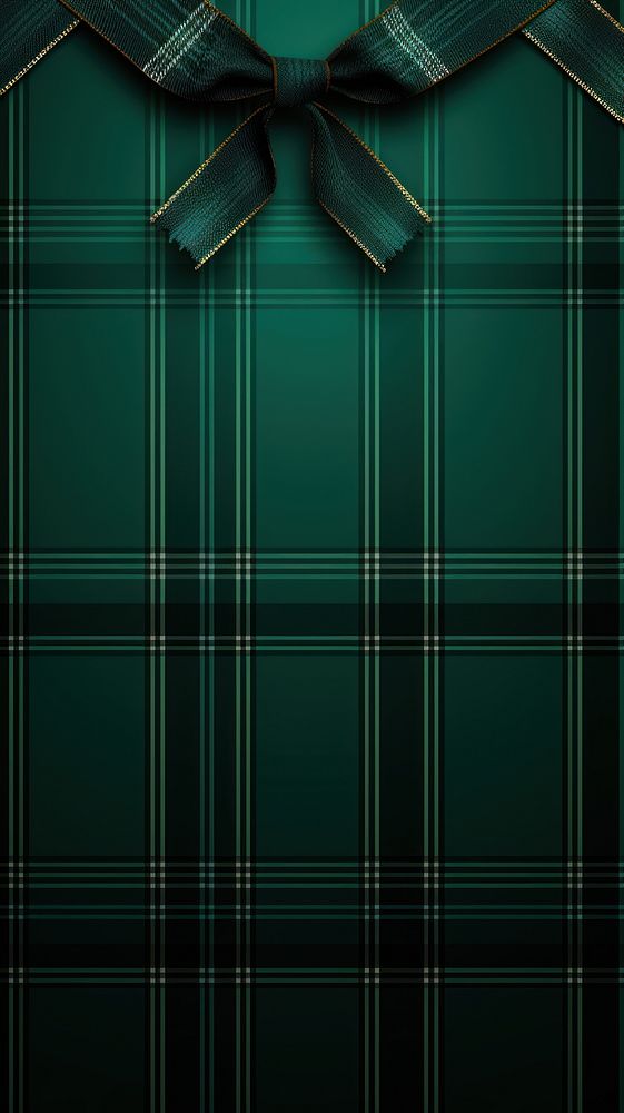 Christmas theme wallpaper plaid tartan green. AI generated Image by rawpixel.