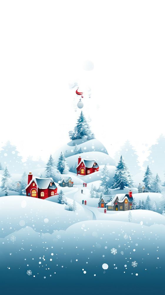 Christmas mobile wallpaper architecture christmas outdoors. AI generated Image by rawpixel.