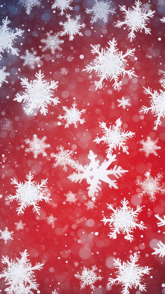 Christmas snow pattern wallpaper christmas snowflake outdoors. AI generated Image by rawpixel.