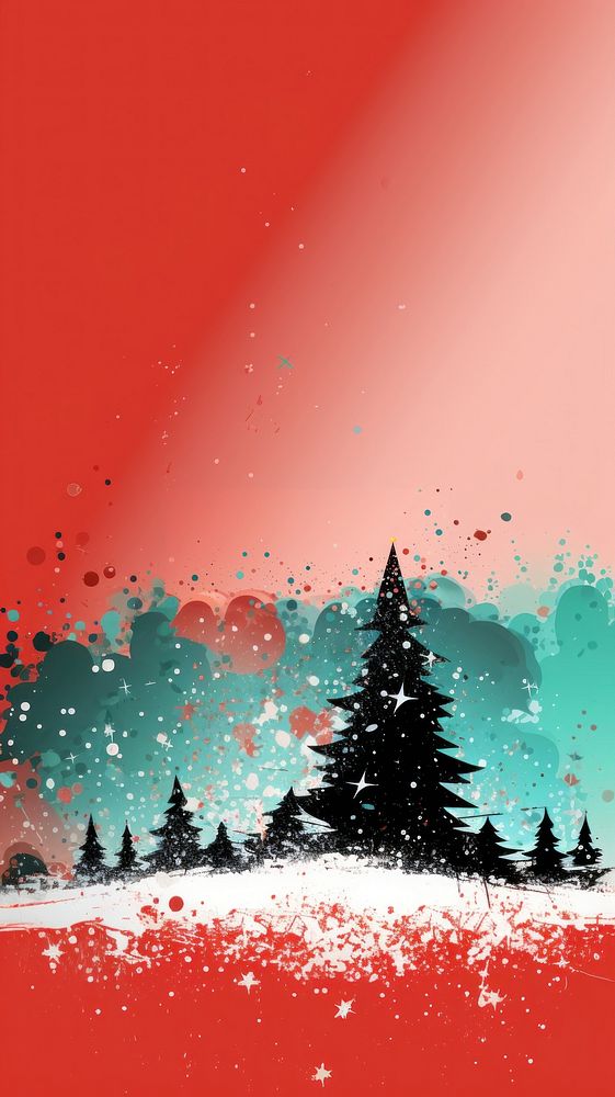 Christmas wallpaper christmas abstract outdoors. AI generated Image by rawpixel.