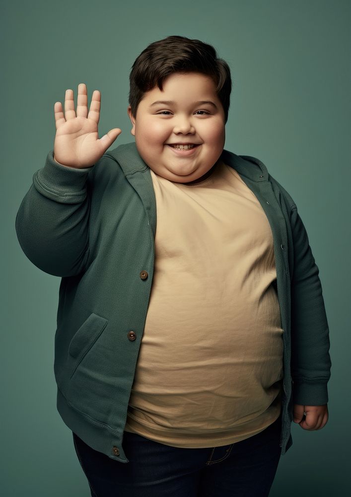 Chubby kid portrait hand adult. AI generated Image by rawpixel.