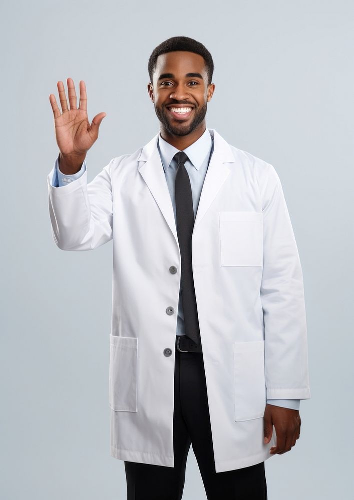 African american male doctor portrait adult accessories. AI generated Image by rawpixel.