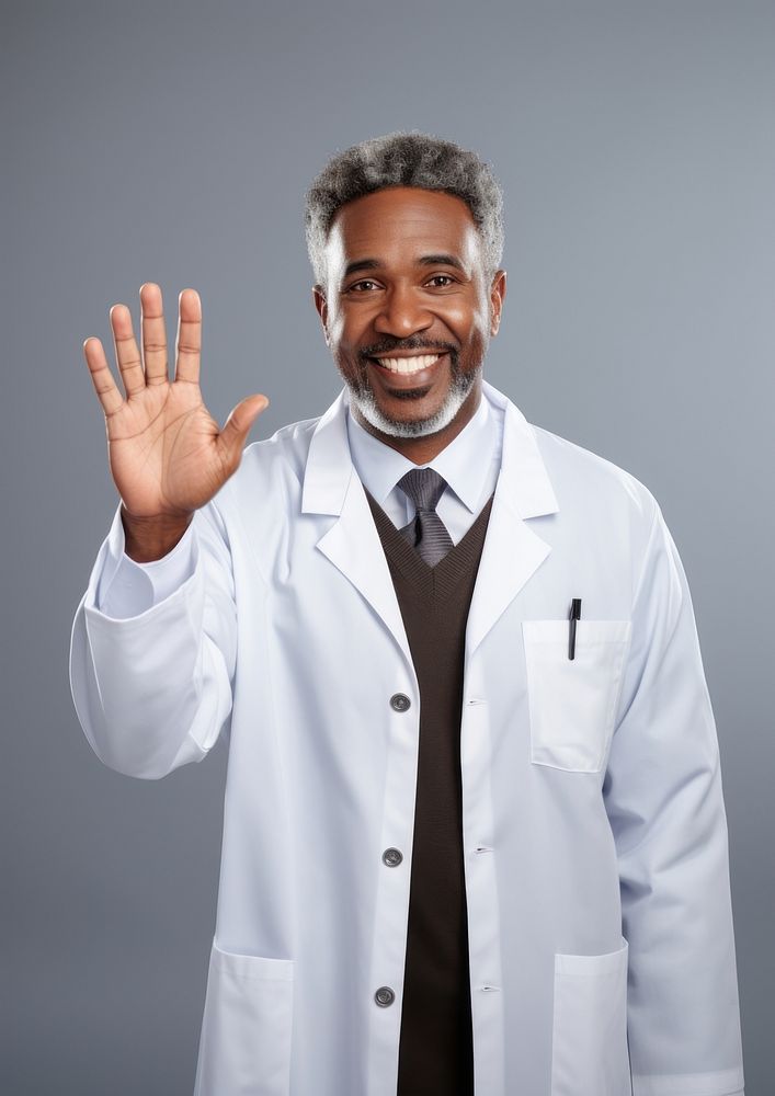African american male doctor portrait adult stethoscope. AI generated Image by rawpixel.