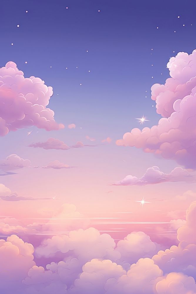 Cute wallpaper cloud sky outdoors. | Premium Photo Illustration - rawpixel