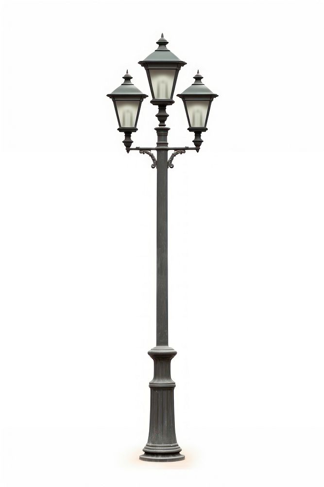 Lamp street white background architecture. AI generated Image by rawpixel.