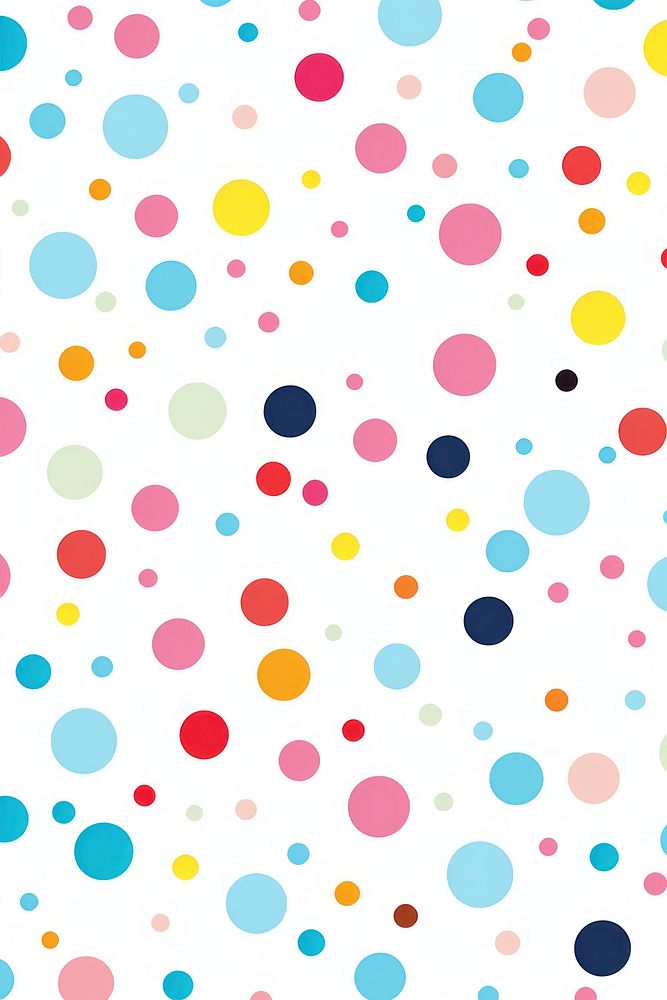 Cute wallpaper backgrounds pattern polka dot. AI generated Image by rawpixel.
