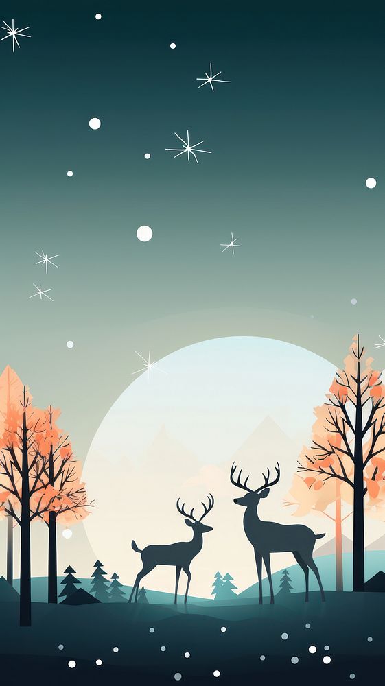 Christmas festival astronomy outdoors nature. AI generated Image by rawpixel.