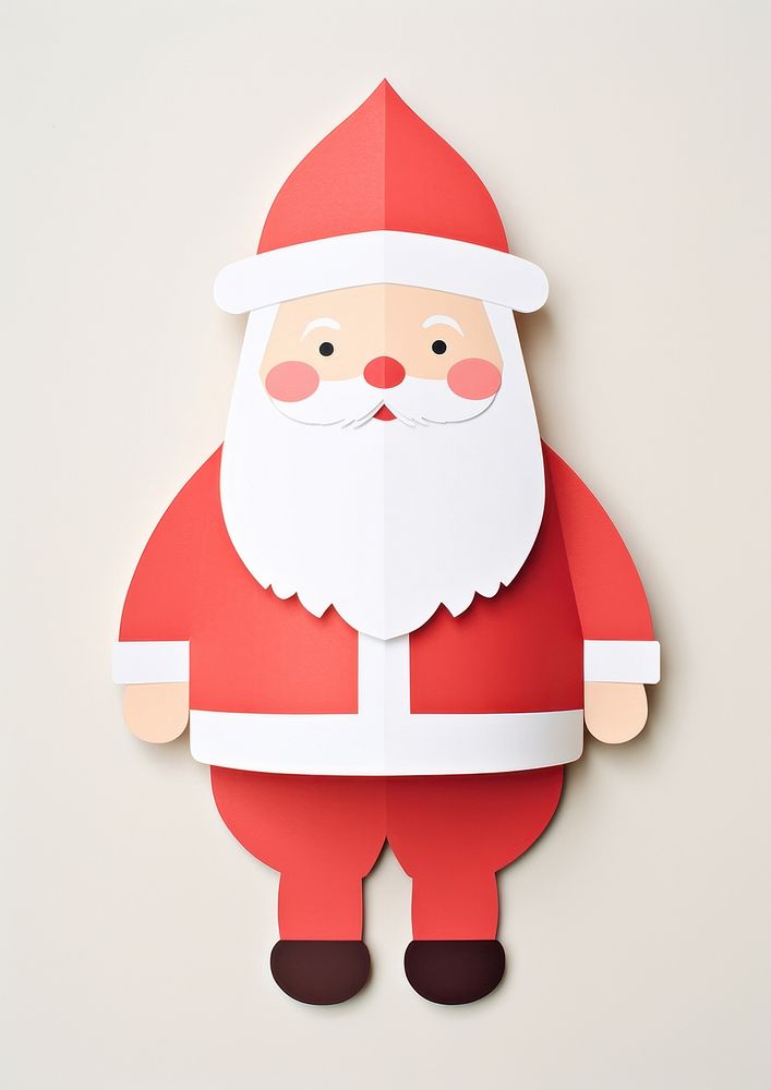 A chubby Santa clause toy anthropomorphic representation. AI generated Image by rawpixel.