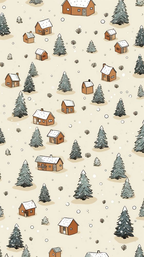 A small house tree architecture christmas. AI generated Image by rawpixel.