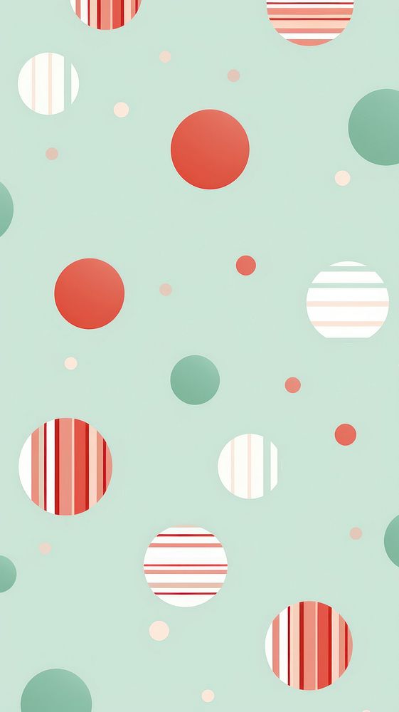 Chirstmas balls pattern backgrounds repetition. AI generated Image by rawpixel.