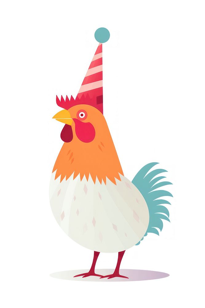 Chicken dancing animal bird hat. AI generated Image by rawpixel.