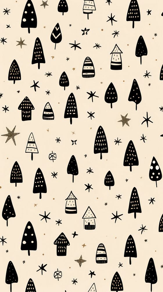 Christmas pattern line celebration backgrounds. AI generated Image by rawpixel.