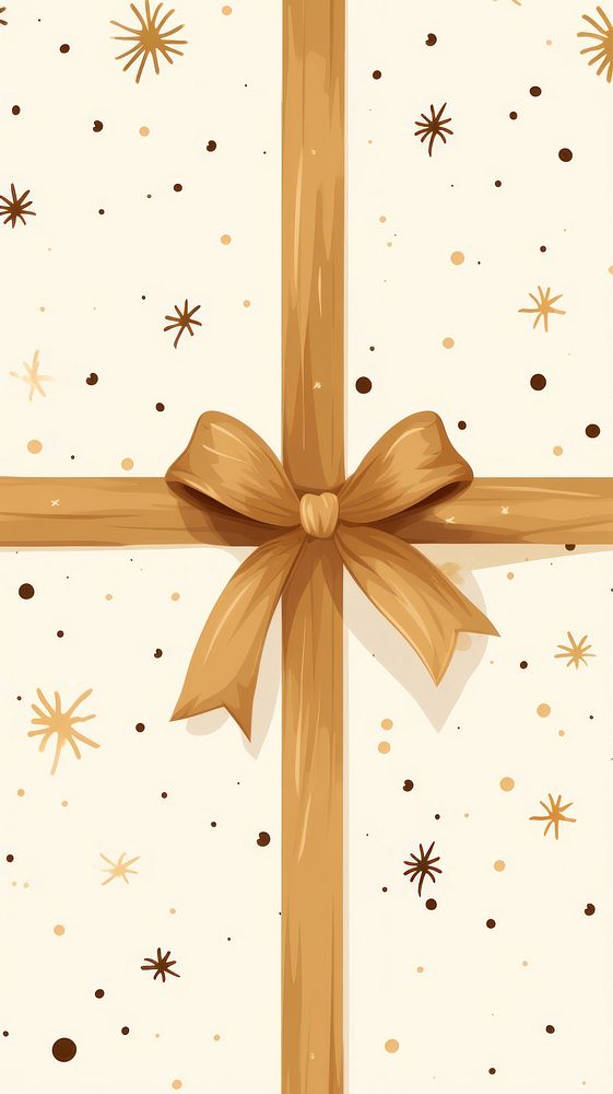 Christmas paper gift bow. AI generated Image by rawpixel.