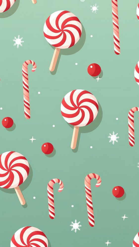 Candy christmas lollipop food. AI generated Image by rawpixel.