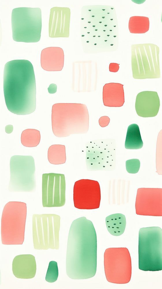 Geometric shapes pattern green backgrounds. AI generated Image by rawpixel.