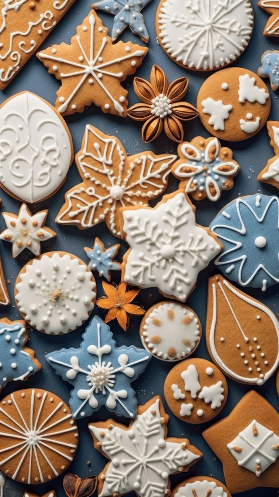 Chirstmas icing cookies gingerbread decoration christmas. AI generated Image by rawpixel.