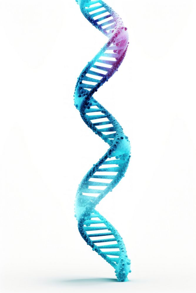 DNA white background toothbrush research. AI generated Image by rawpixel.