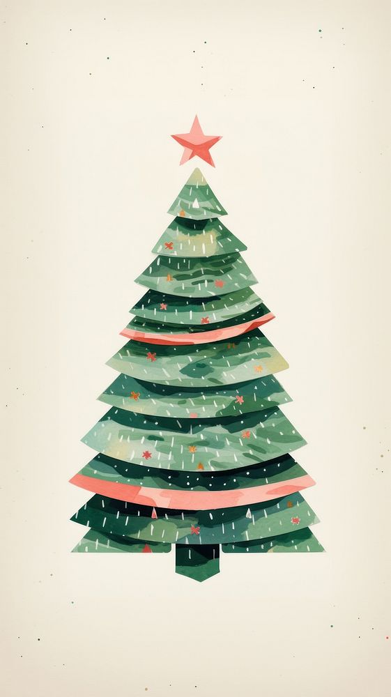 Christmas tree celebration decoration creativity. AI generated Image by rawpixel.
