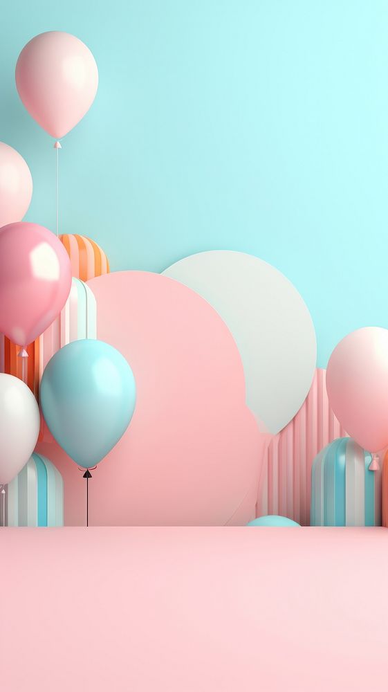 Party border balloon celebration. AI generated Image by rawpixel.