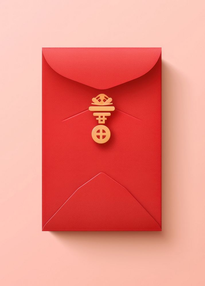 Envelope paper red celebration. AI generated Image by rawpixel.