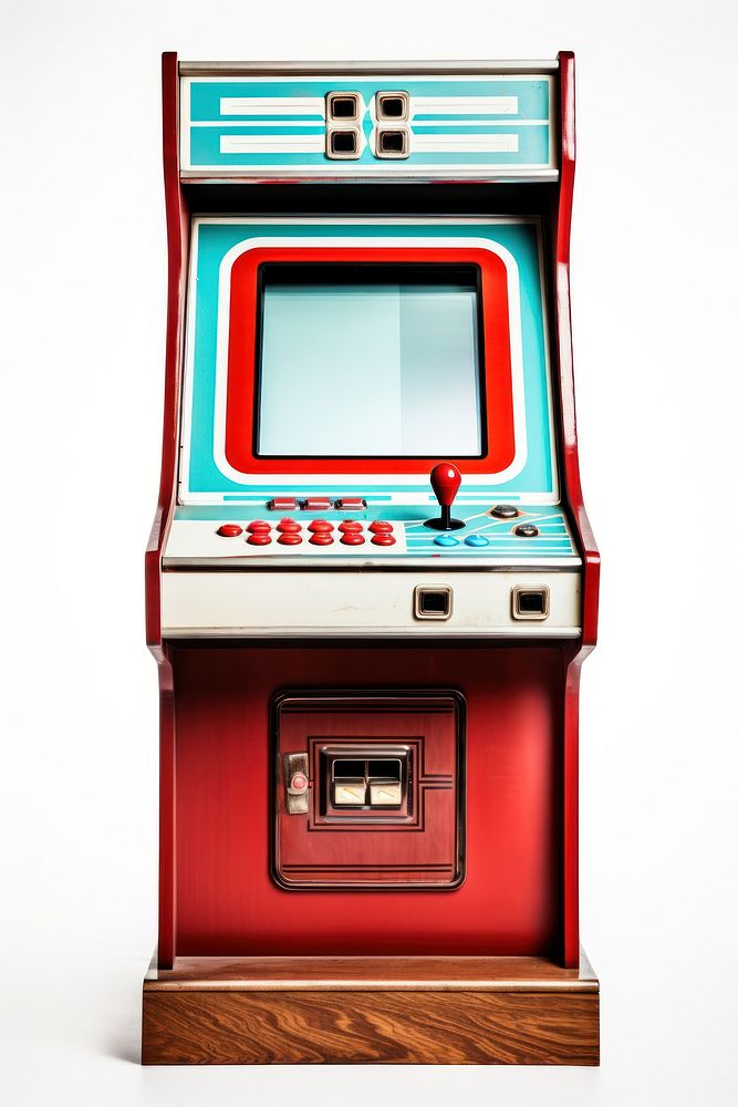 Game machine white background technology pump. AI generated Image by rawpixel.